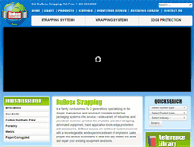Tablet Screenshot of dubosestrapping.com